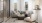 a living room with a glass door