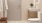 a bathroom with a white door